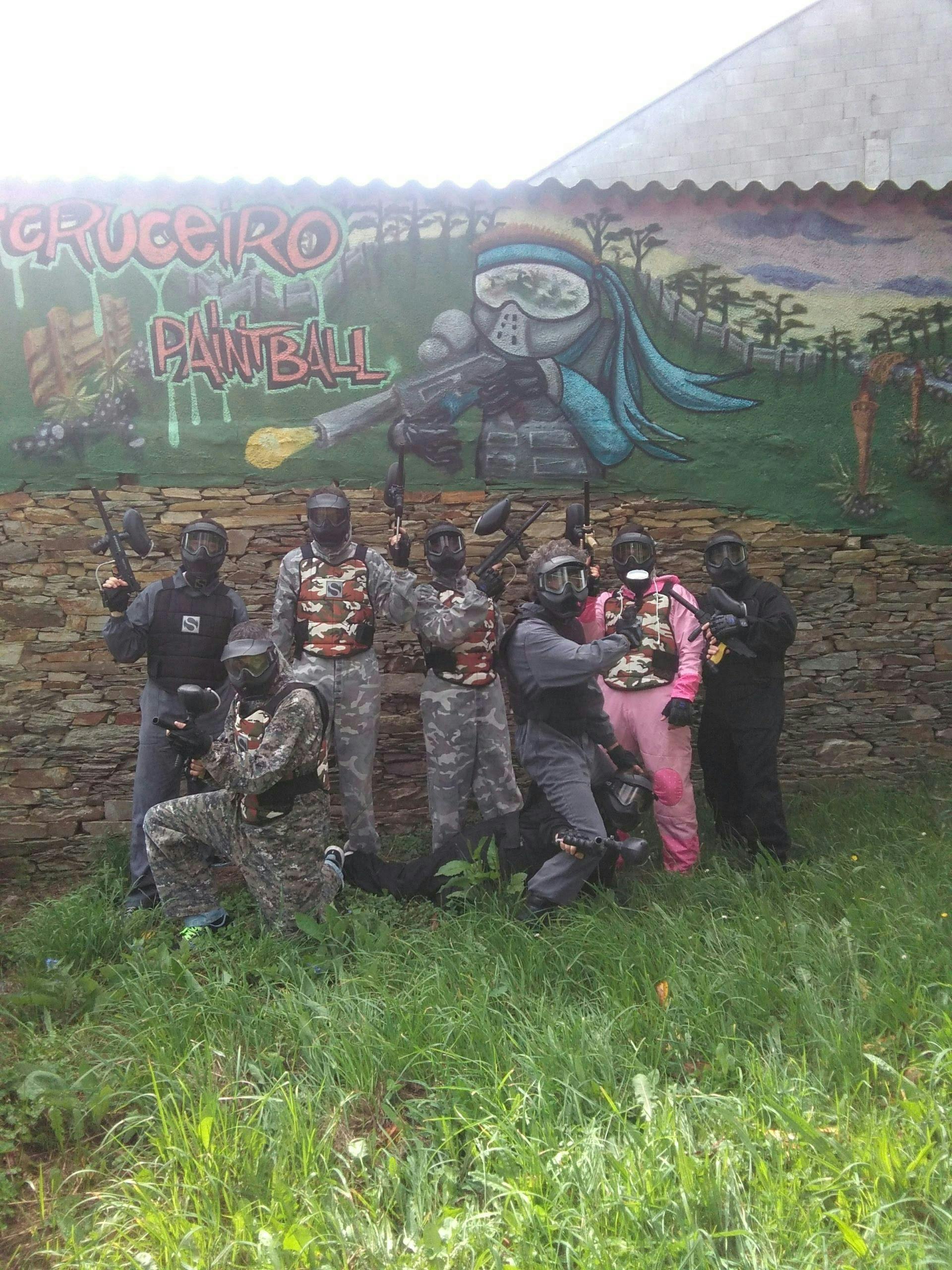 Paintball experience with expert supervision and full equipment