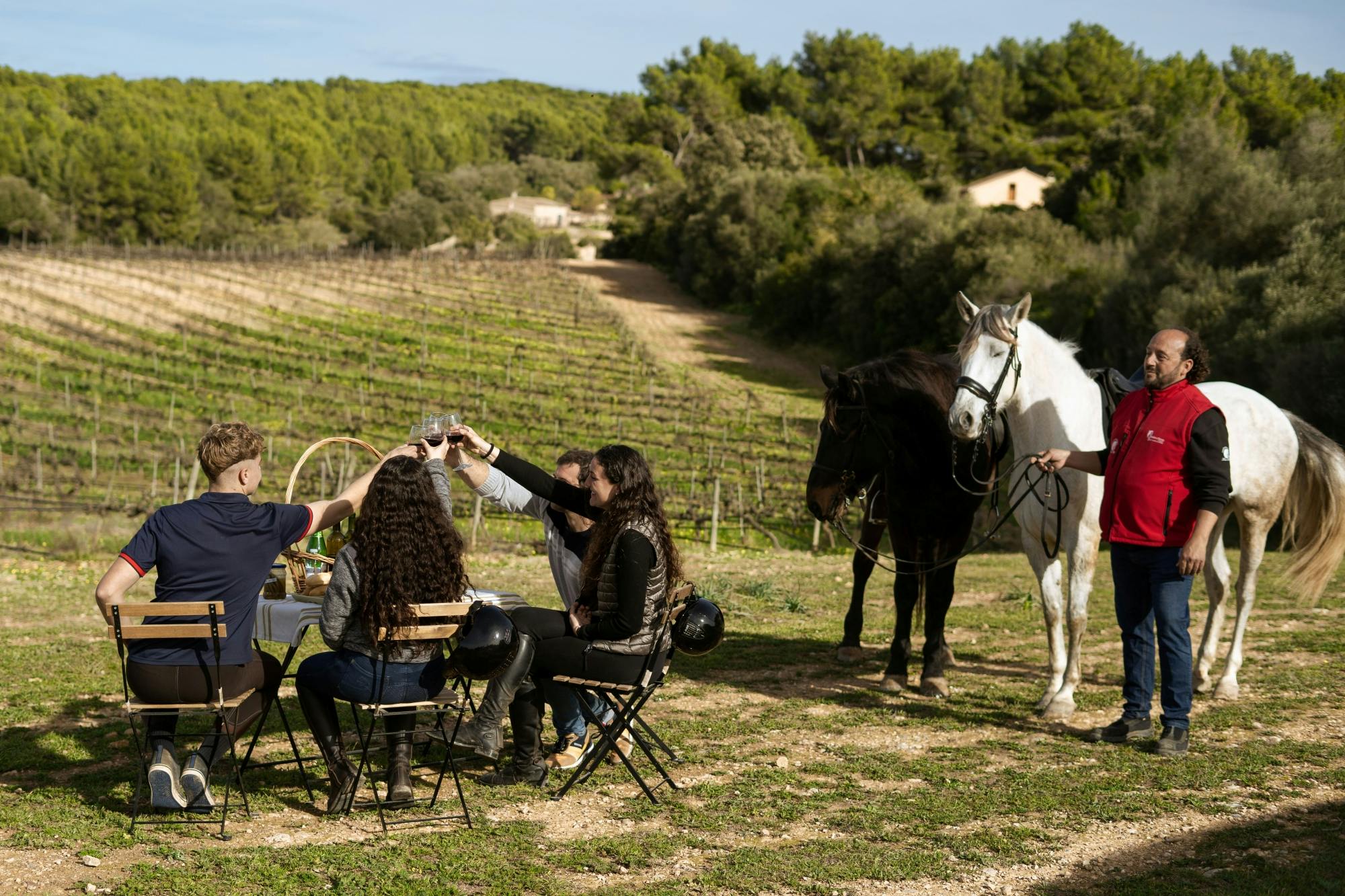 Paardrijden en traditionele picknick op Mallorca