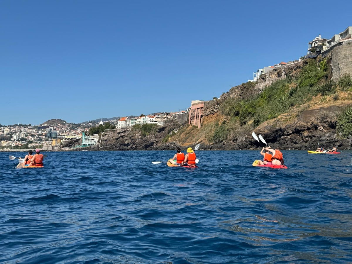 Kajak- en snorkeltocht in Funchal en het natuurreservaat Garajau