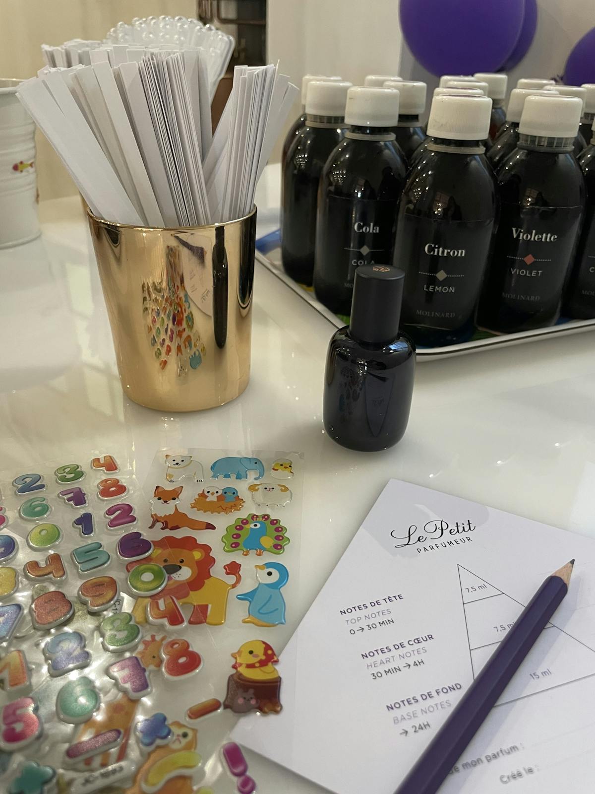 Le Petit Parfumeur kinderworkshop bij Molinard Parfums in Cannes
