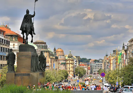 Guided walking tour of Prague's historic centre