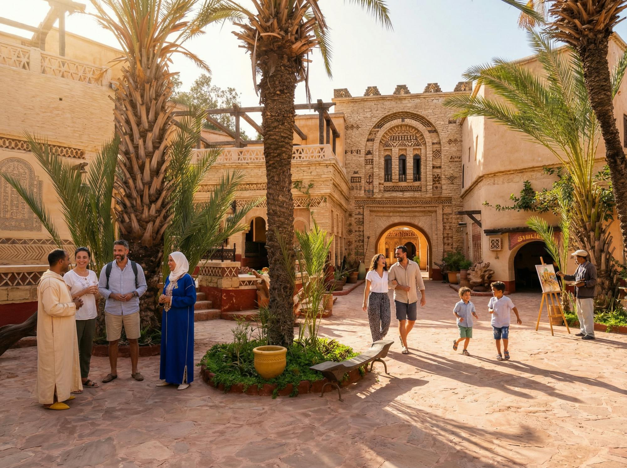 Visita à cidade de Agadir e experiência La Medina Coco Polizzi