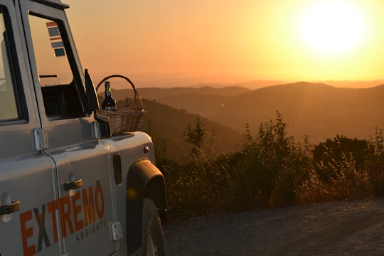 Algarve sunset 4x4 off-road safari with sparkling wine from Albufeira