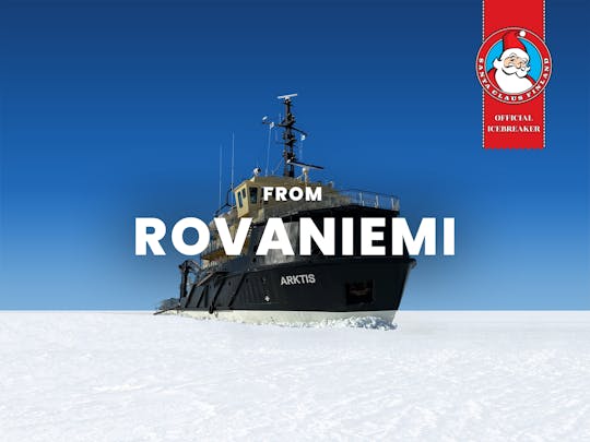 Cruzeiro no quebra-gelo Arktis a partir de Rovaniemi