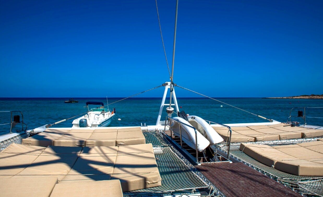 Konnos Bay relaxing catamaran trip
