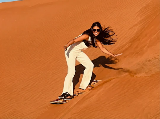 Sandboarding guided experience from Essaouira