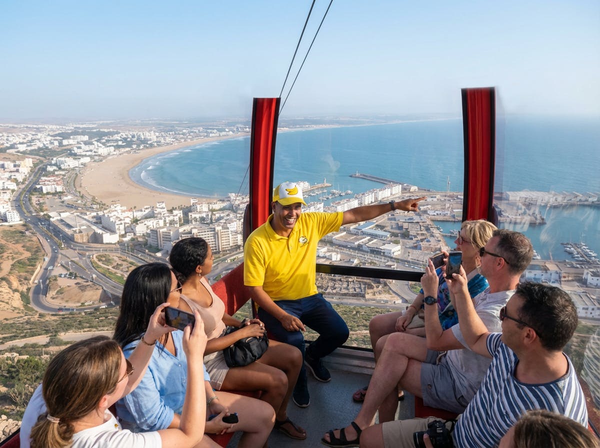 Private Agadir Tour with VIP Cable Car Ride and Kasbah Oufella Visit