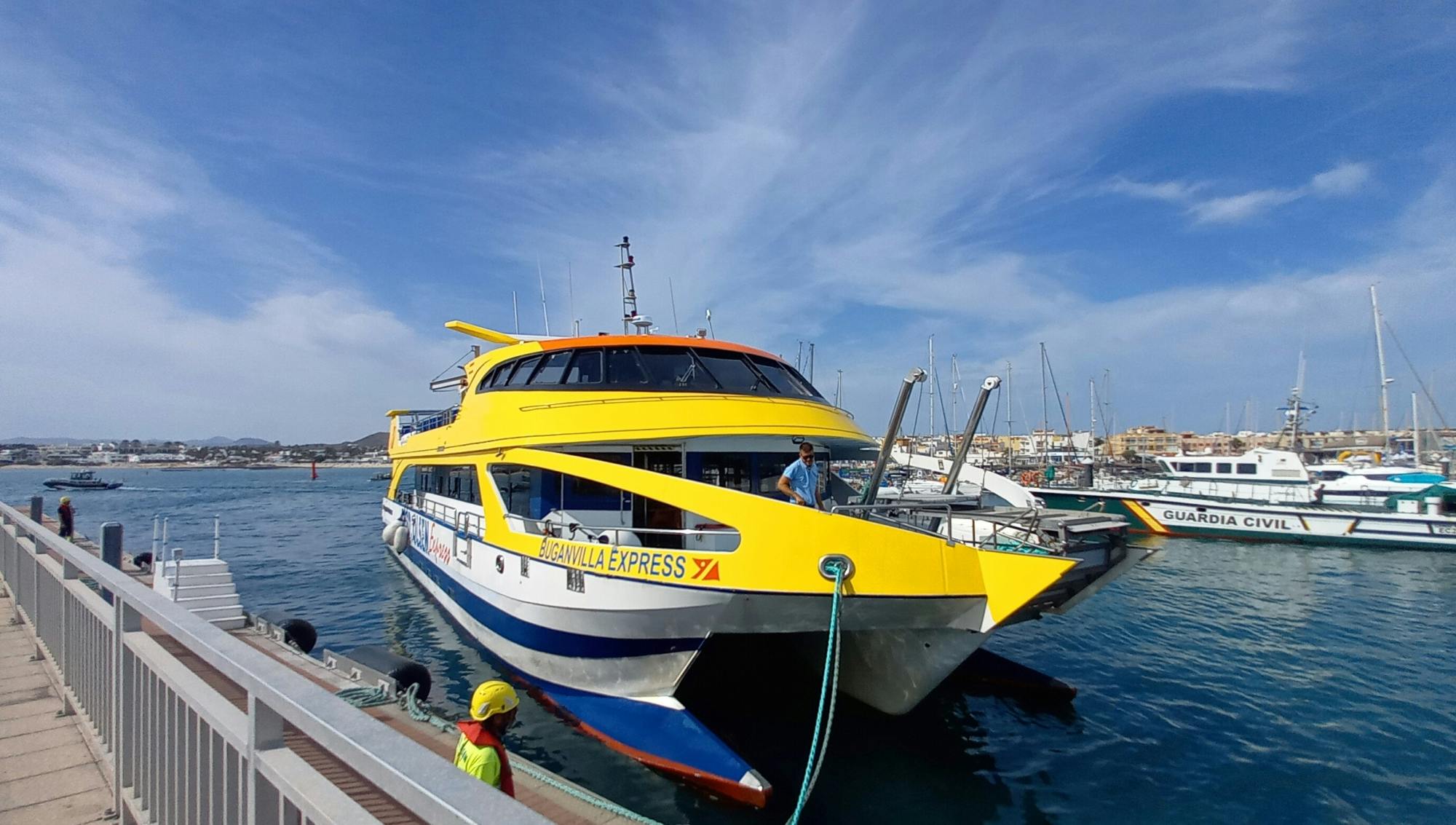One way ferry ticket with Fred Olsen to Lanzarote