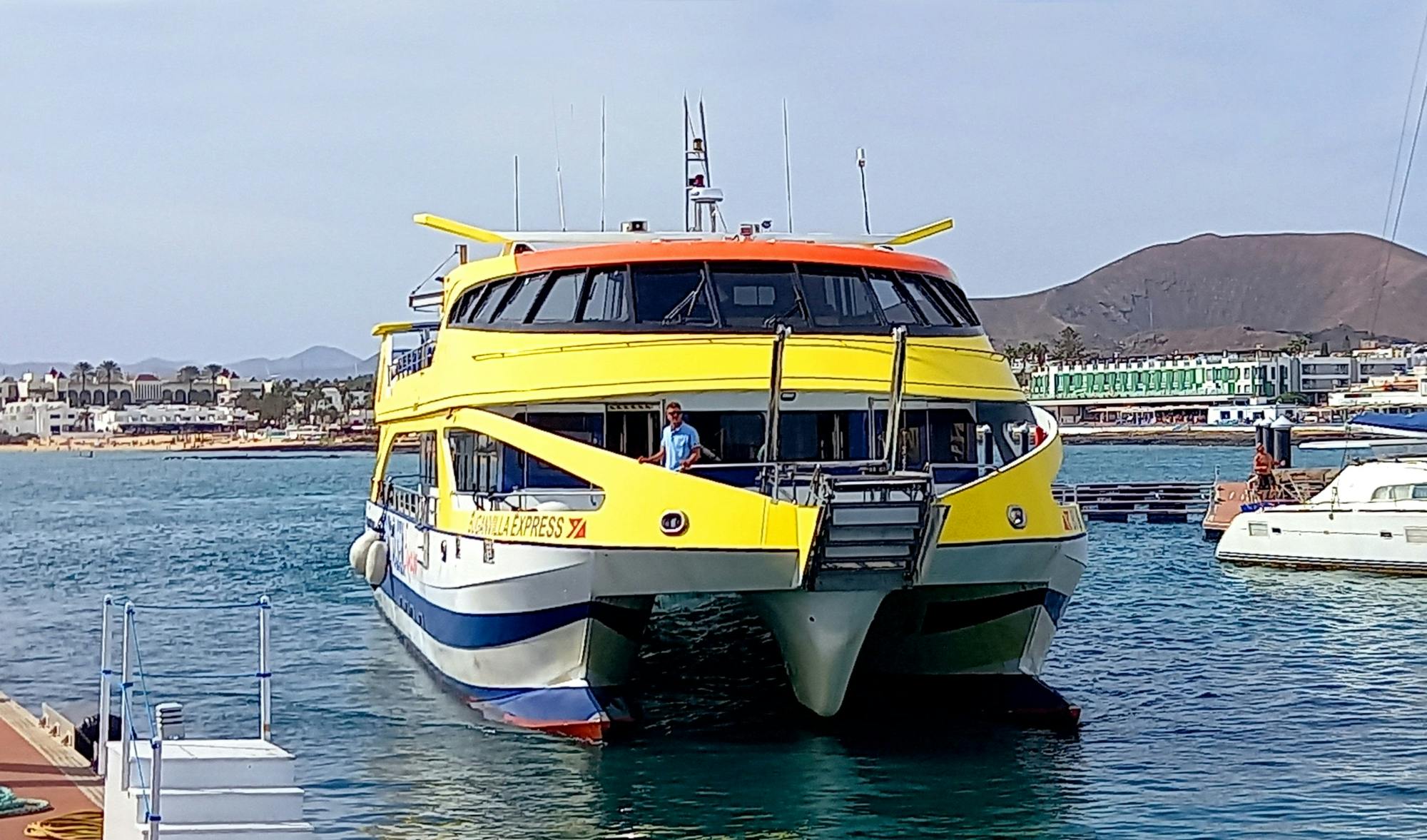 One way ferry ticket with Fred Olsen to Lanzarote