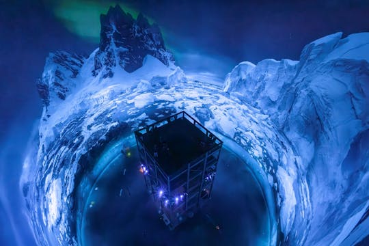 Entrada a La catedral de Monet de Yadegar Asisi en Panometer