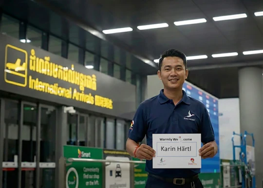 Private transfer between airport and accomodation in Siem Reap