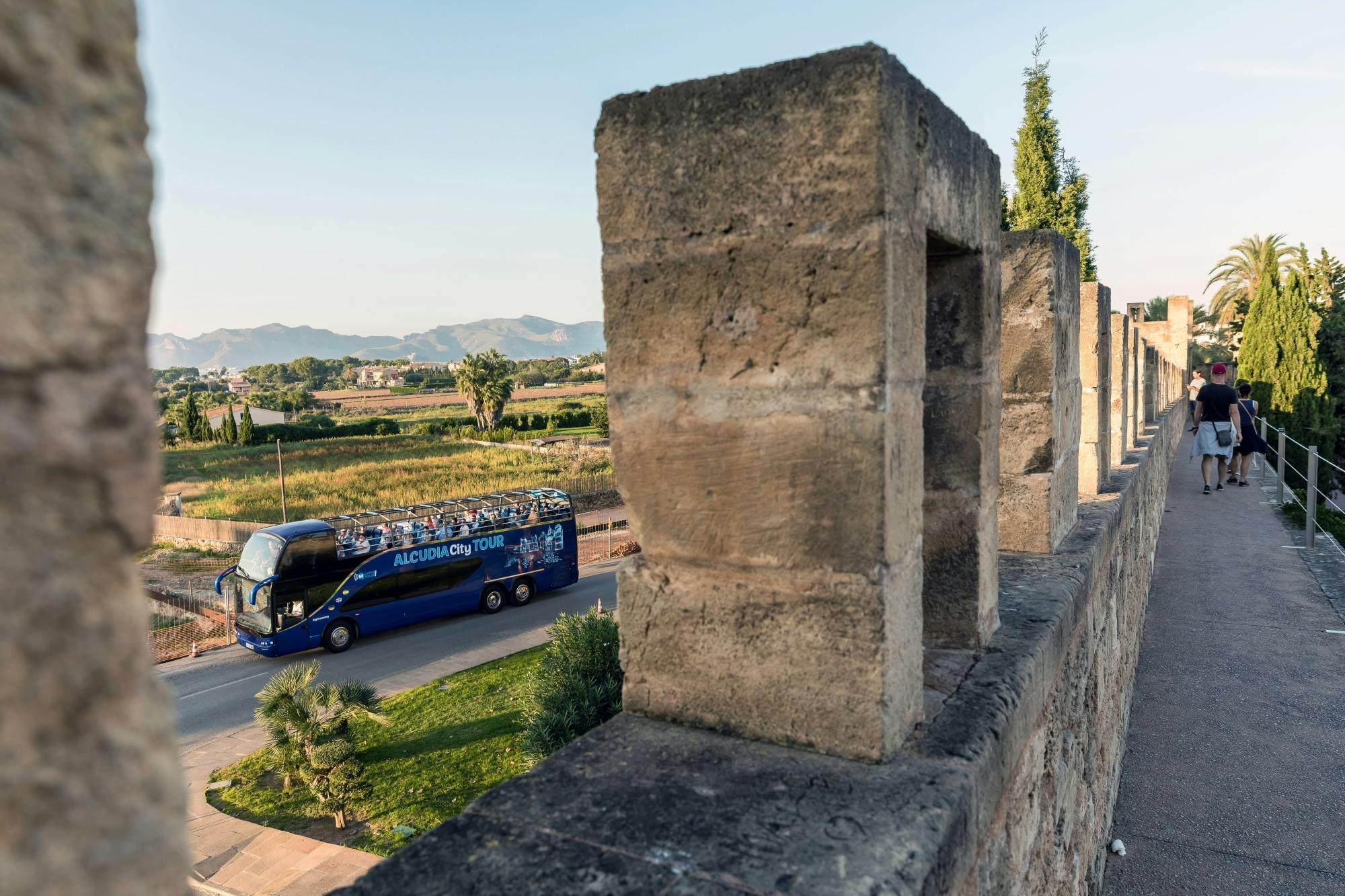 Alcudia open-top sightseeing bus tour