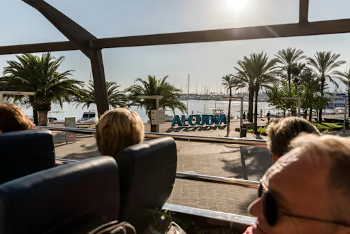 Alcudia open-top sightseeing bus tour