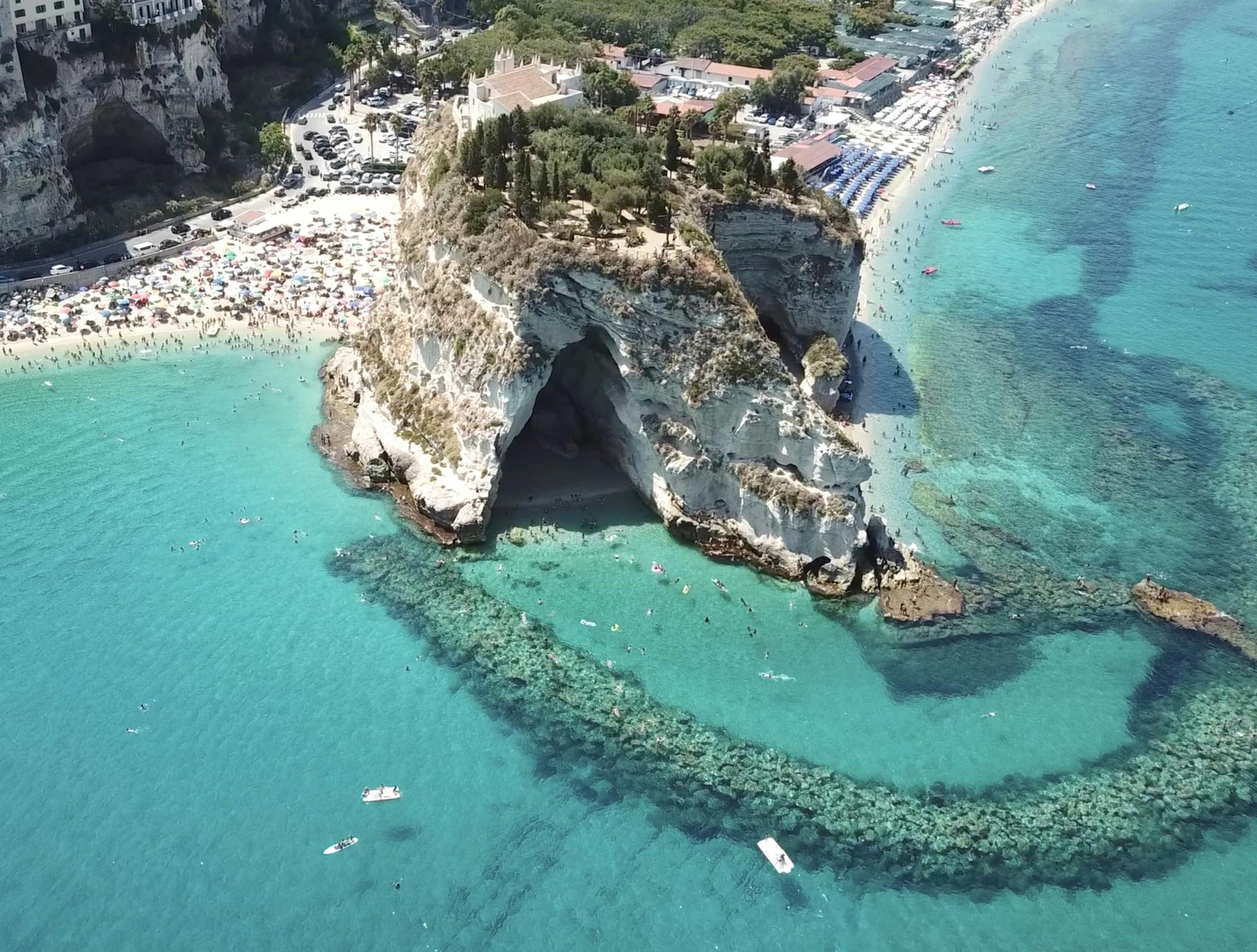 Bootsfahrt nach Capo Vaticano von Tropea aus