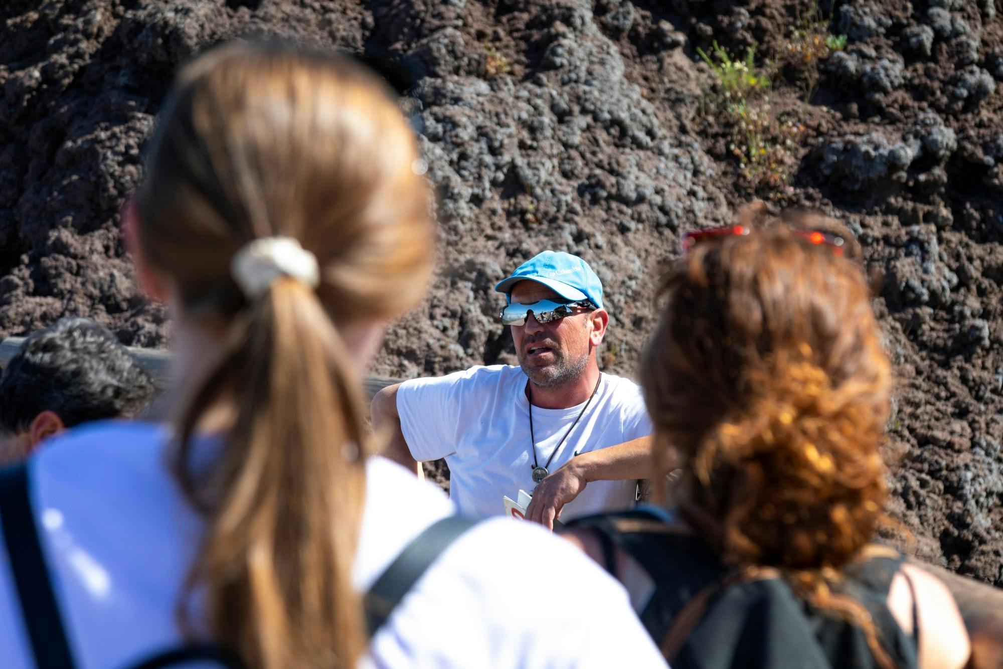 Mount Vesuvius crater tour with authentic lunch at a vineyard