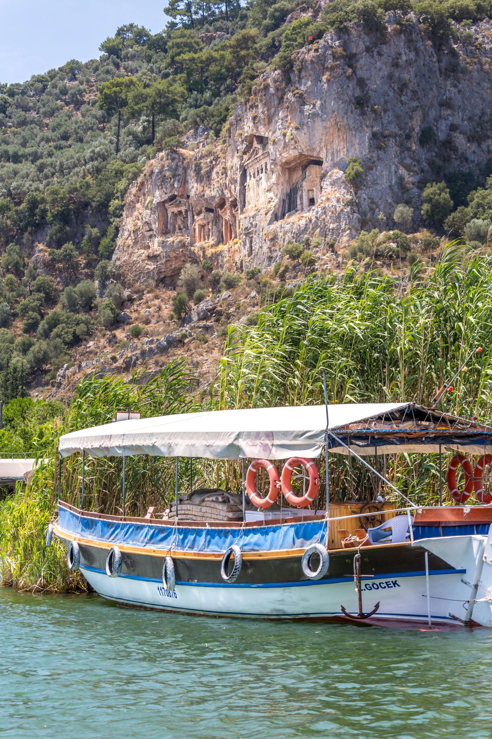 Dalyan riverboat tour with market and Turtle Beach visit