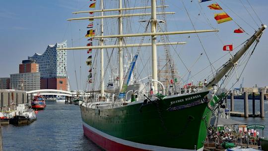 Billet Rickmer Rickmers et visite audio des points forts de Hambourg