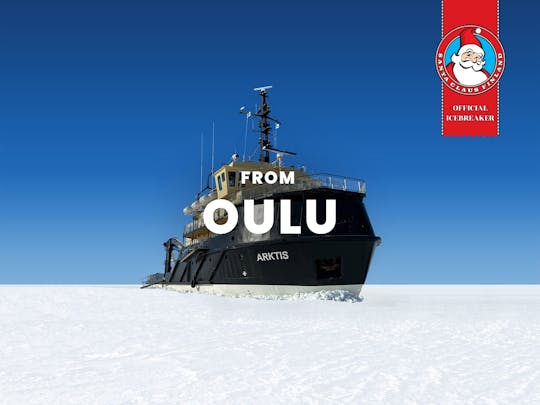 Cruzeiro do quebra-gelo Arktis a partir de Oulu
