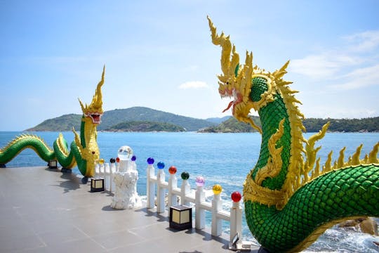 Tour des îles en hors-bord avec dîner au coucher du soleil - départ et retour à Phuket