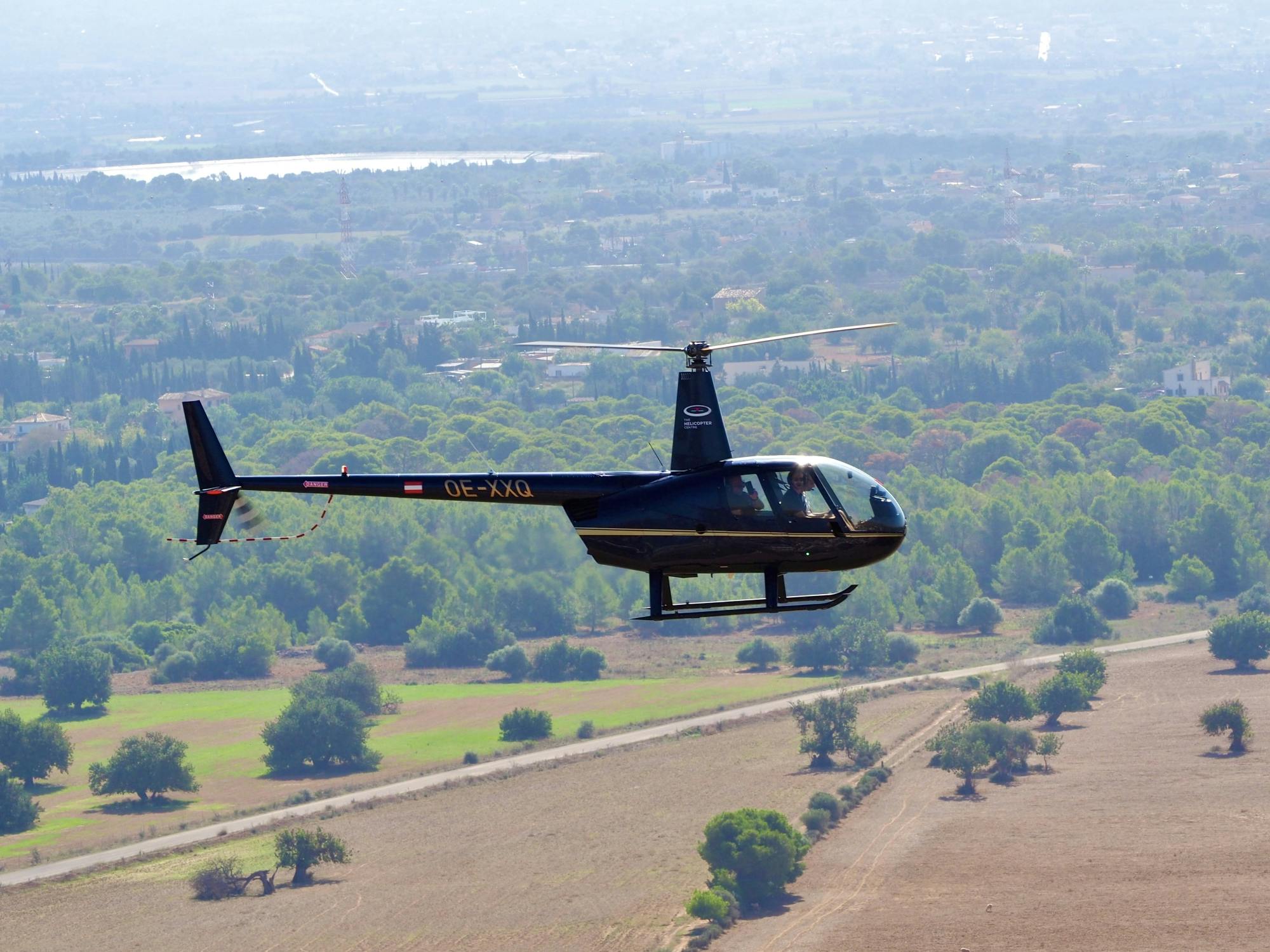 8-minütiger Hubschrauberflug über die Stadt Palma de Mallorca