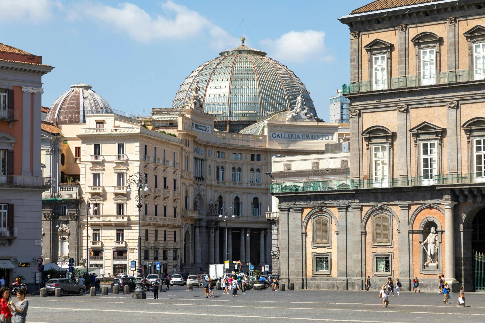 Naples highlights bus and walking tour with coffee and pastry