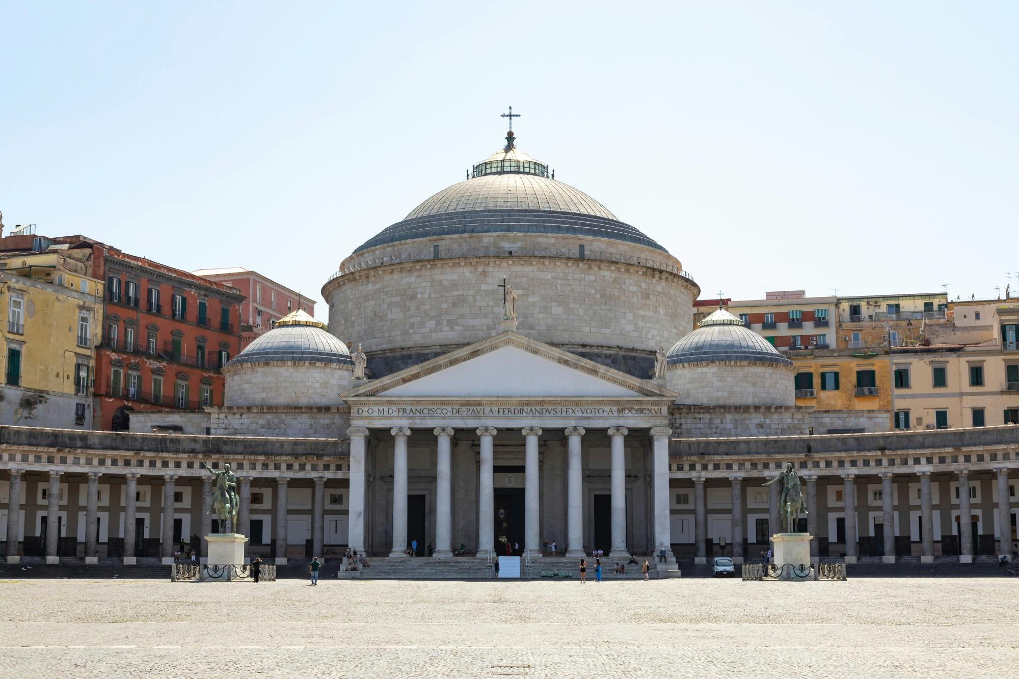 Naples highlights bus and walking tour with coffee and pastry