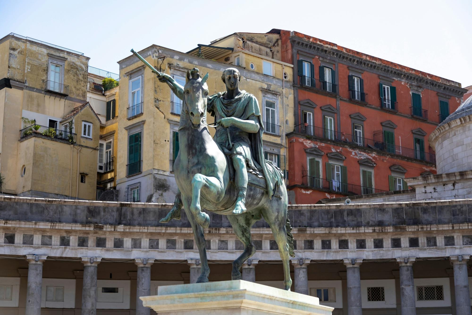Naples highlights bus and walking tour with coffee and pastry