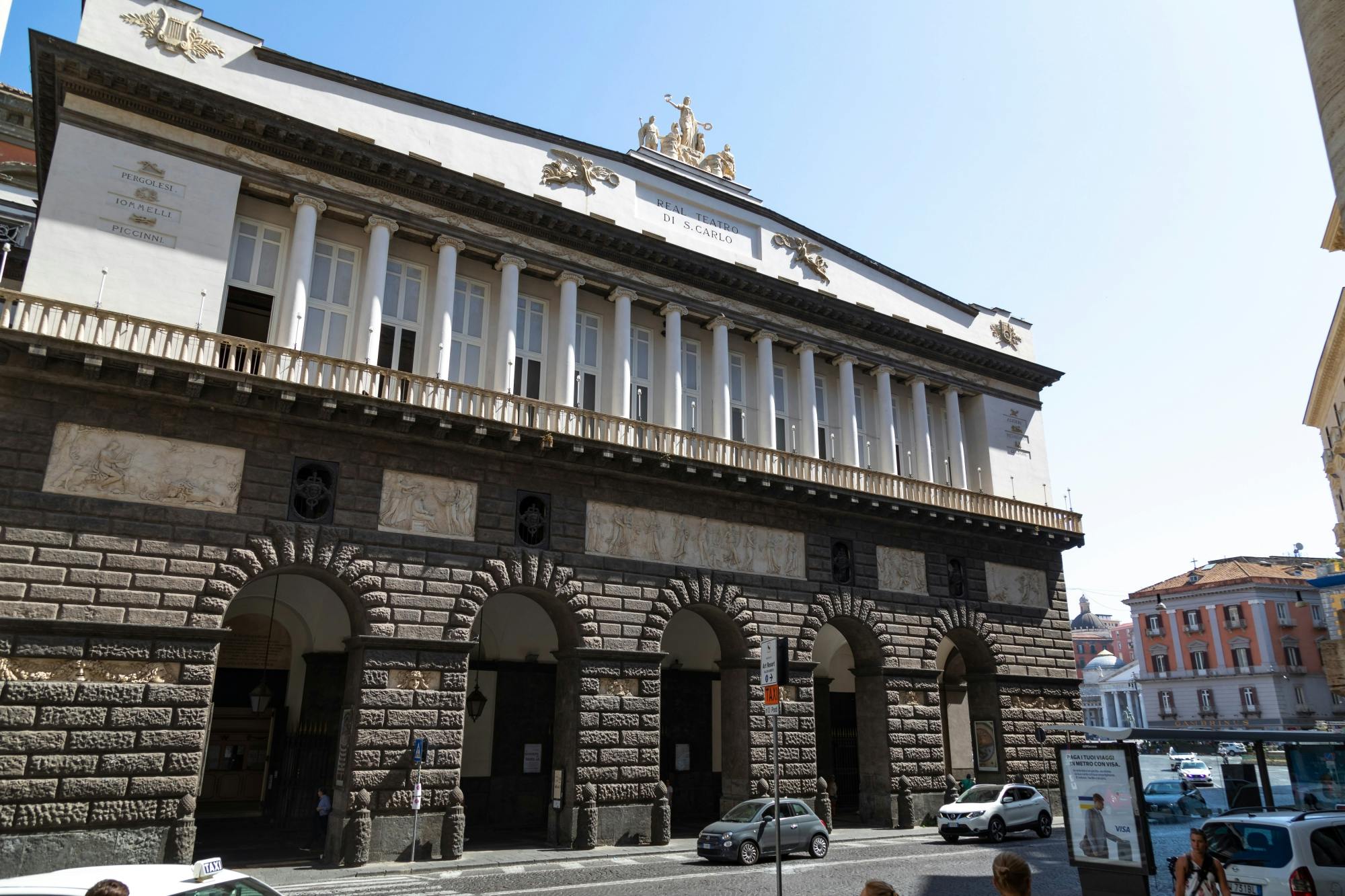Naples highlights bus and walking tour with coffee and pastry