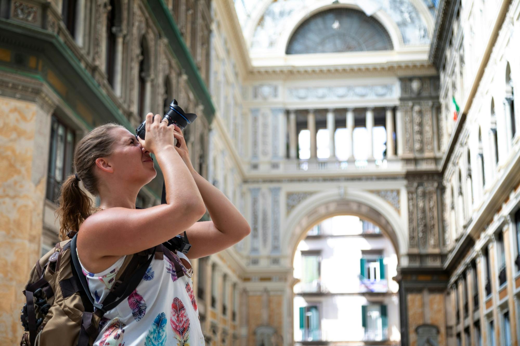 Naples highlights bus and walking tour with coffee and pastry