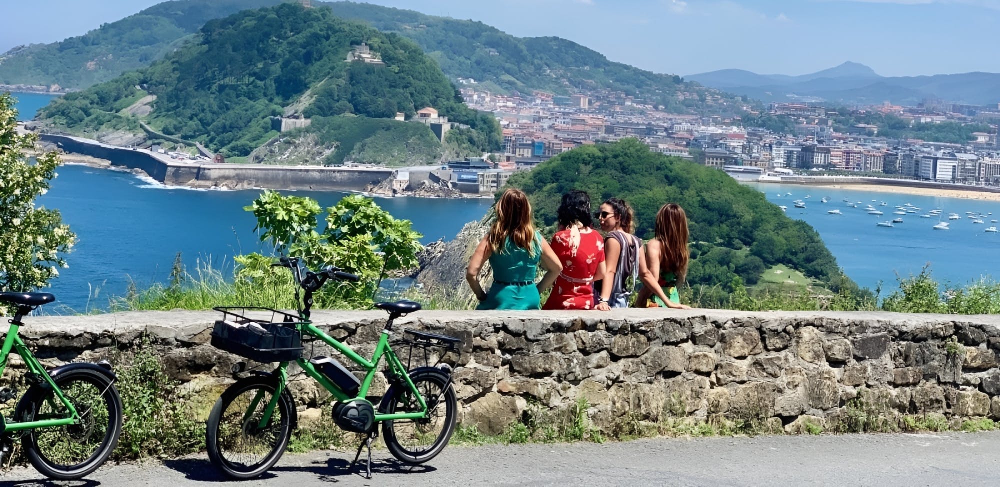 Passeio de bicicleta eléctrica em San Sebastian