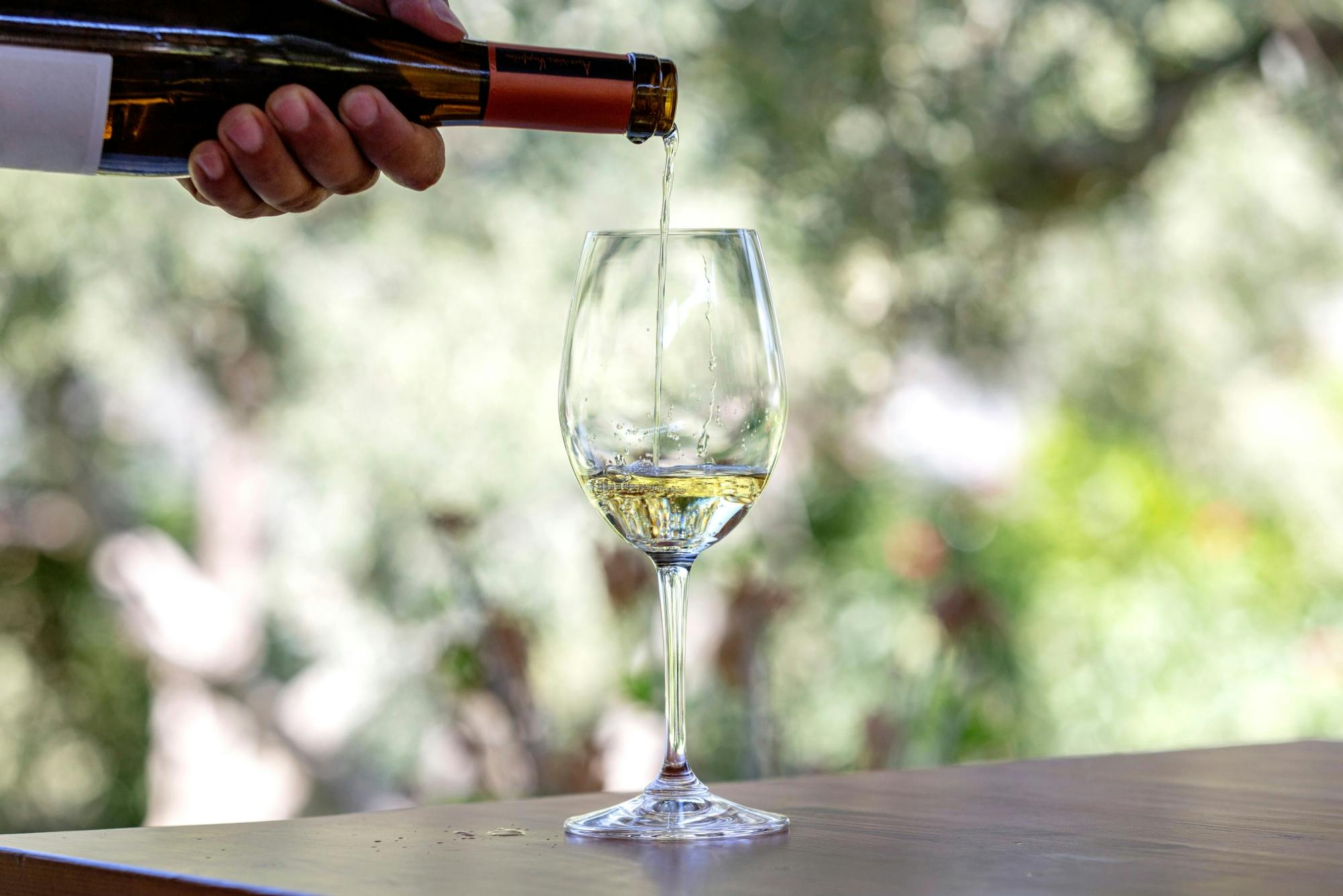 Wine and lunch platter at Ktima Akrani vineyard in Kos