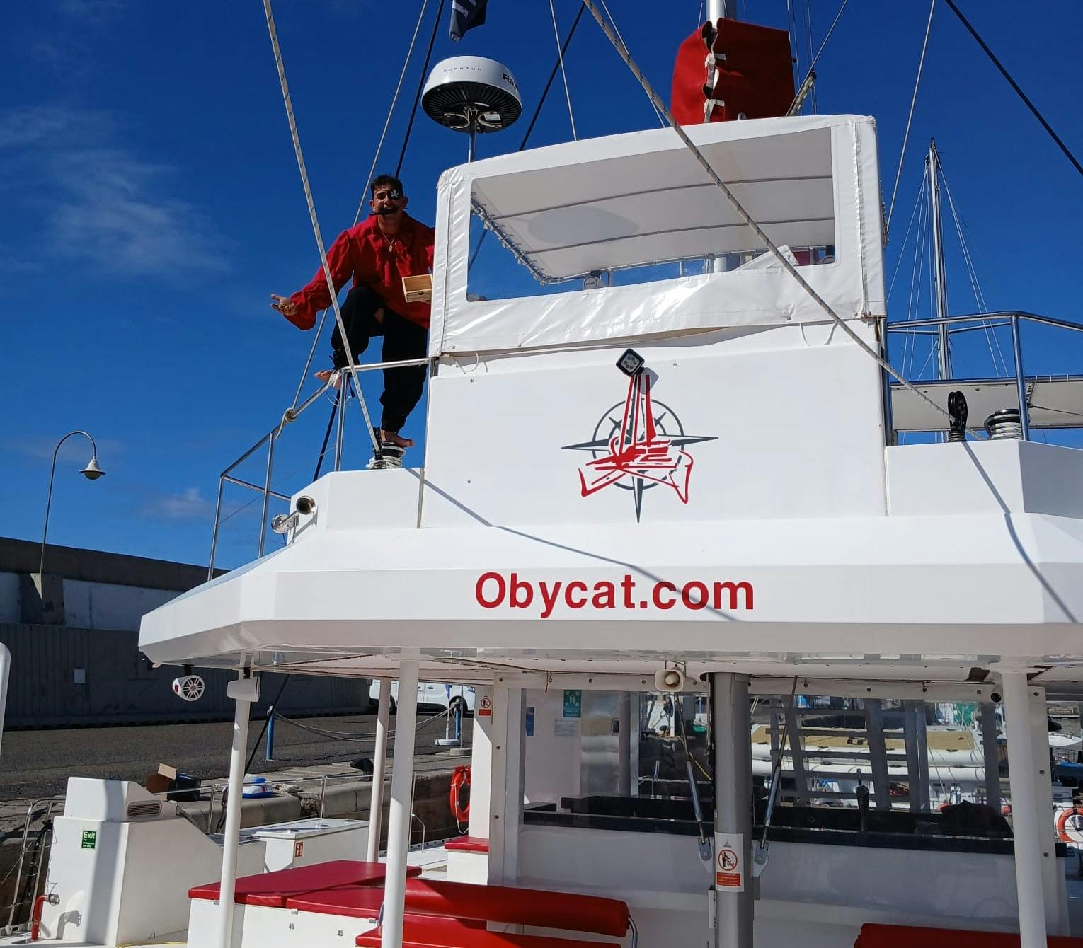 Pirate-themed family catamaran cruise in Gran Canaria