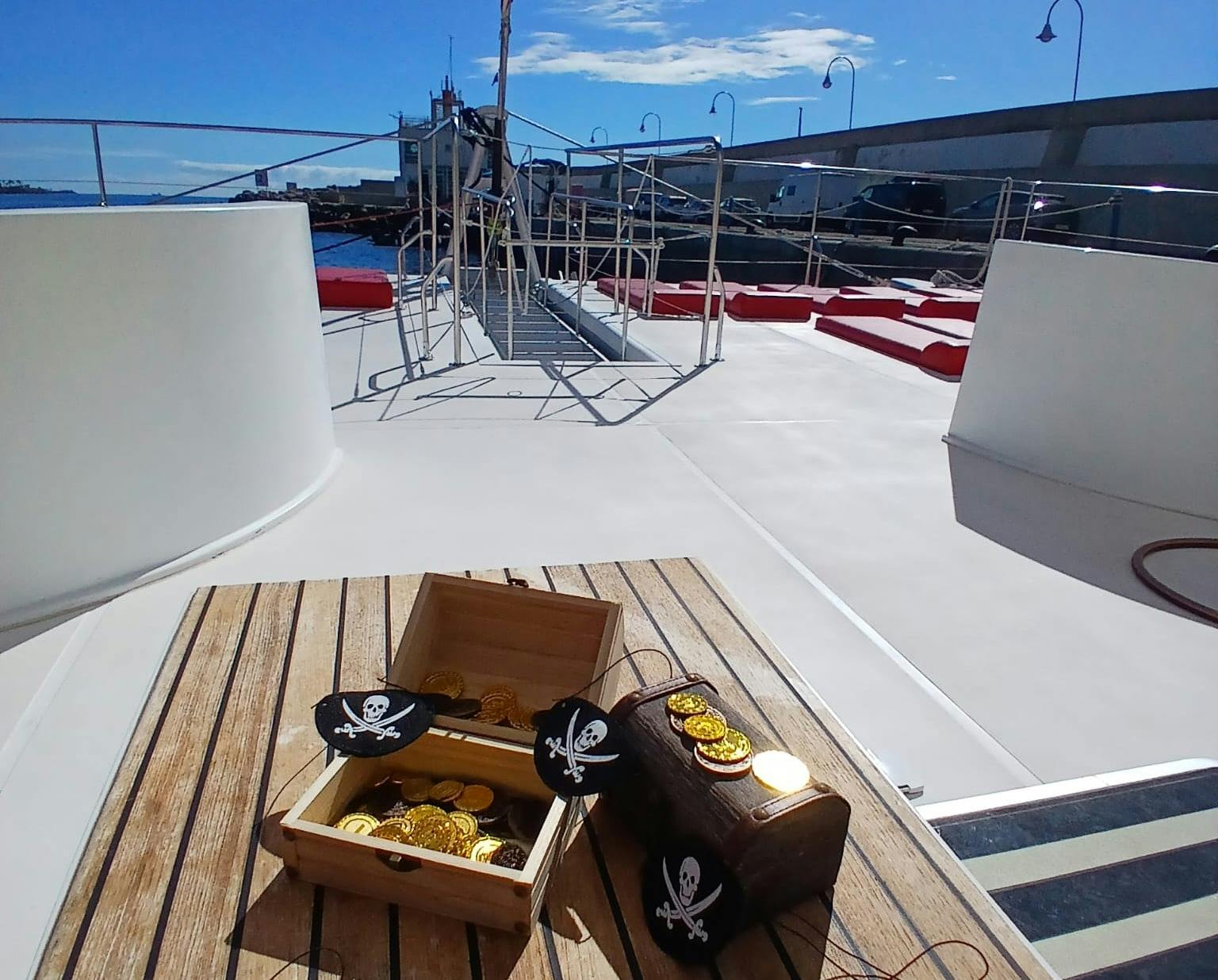 Pirate-themed family catamaran cruise in Gran Canaria