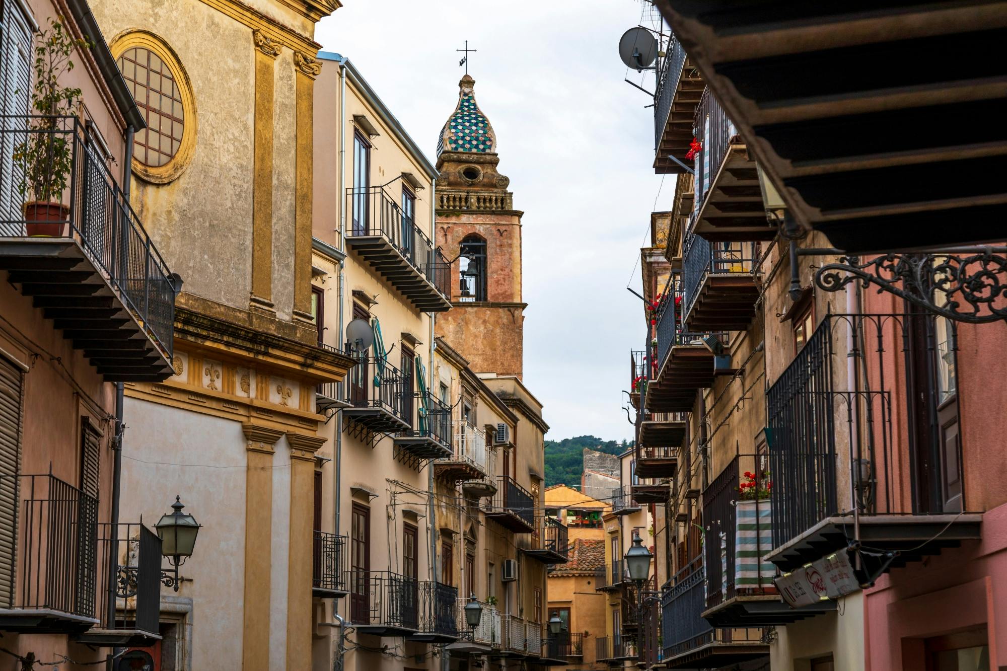 Castelbuono visit and Sicilian dinner in the Madonie Mountains