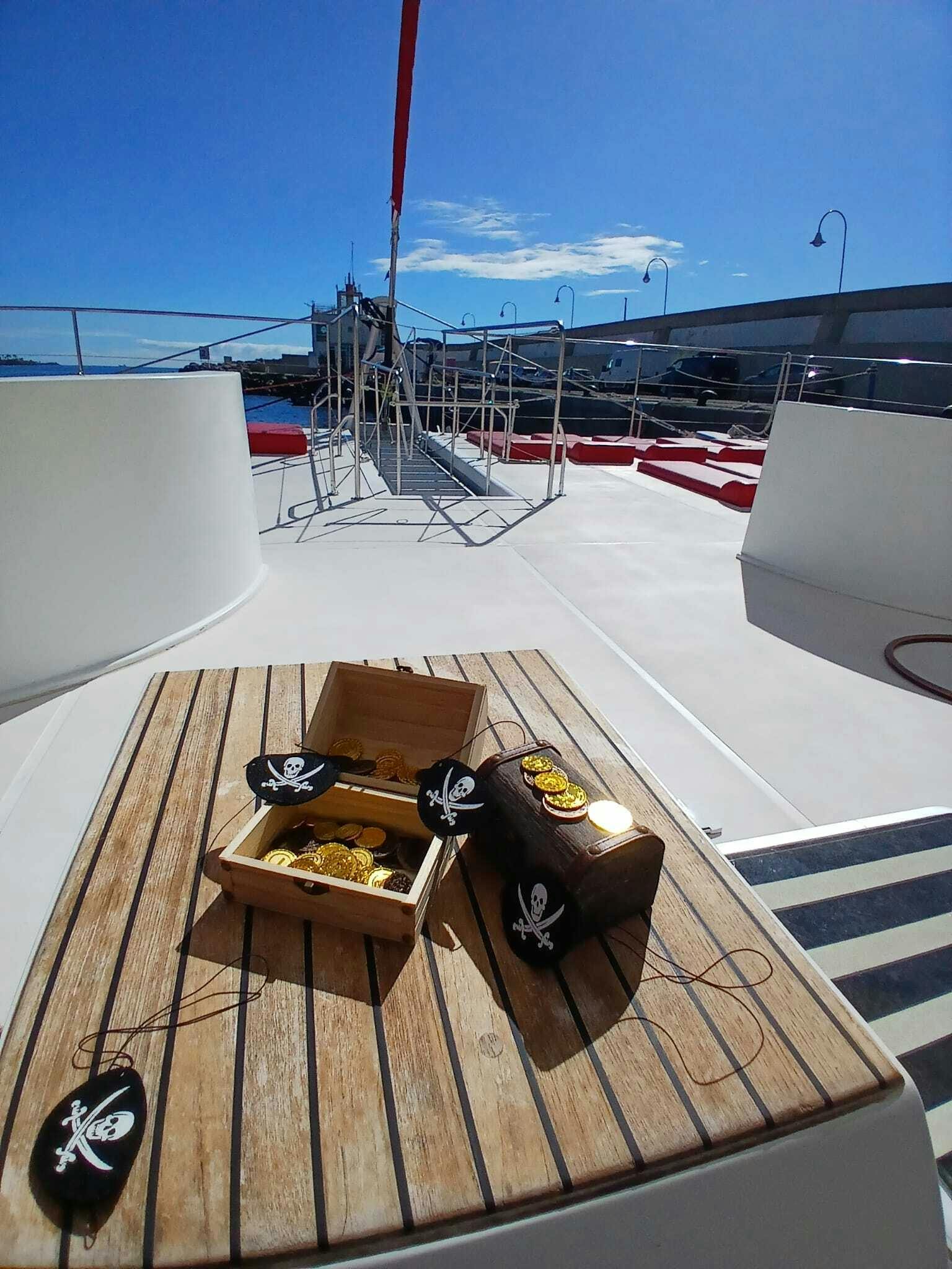 Pirate-themed family catamaran cruise in Gran Canaria