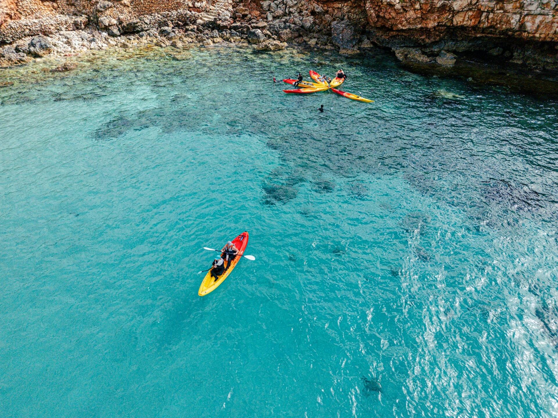 Majorca SUP or kayaking snorkelling tour with transfer by Eco Island Adventure