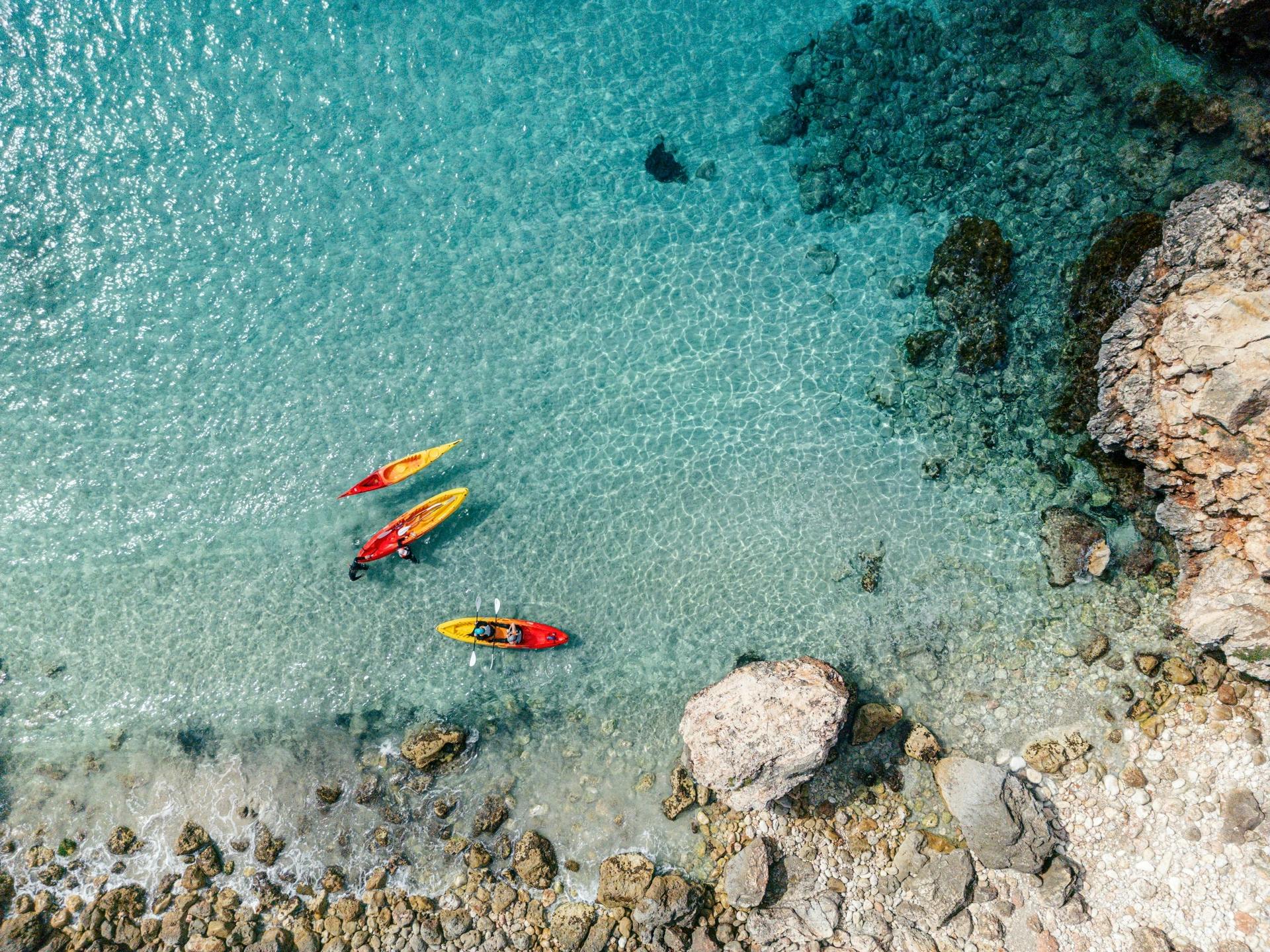 Majorca SUP or kayaking snorkelling tour with transfer by Eco Island Adventure