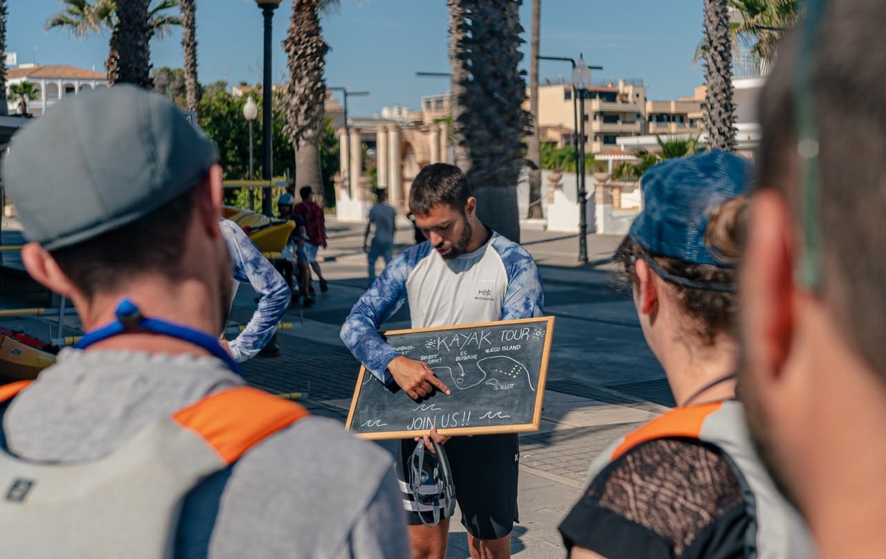 Majorca SUP or kayaking snorkelling tour with transfer by Eco Island Adventure