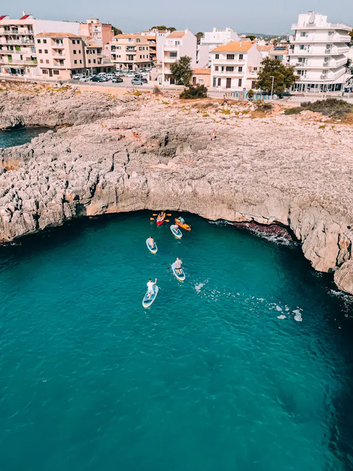 Majorca SUP or kayaking snorkelling tour with transfer by Eco Island Adventure