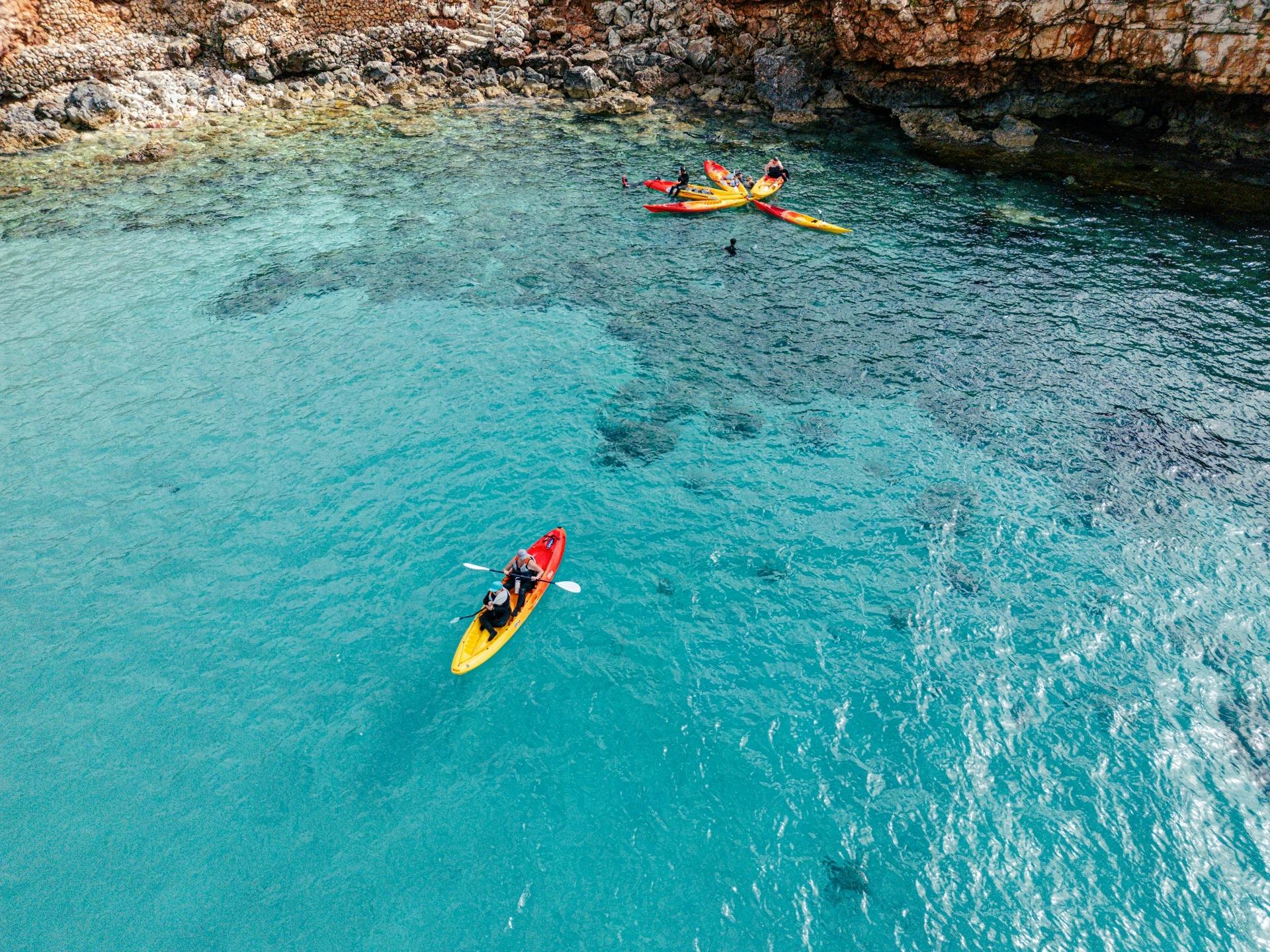 Majorca SUP or kayaking snorkelling tour with transfer by Eco Island Adventure