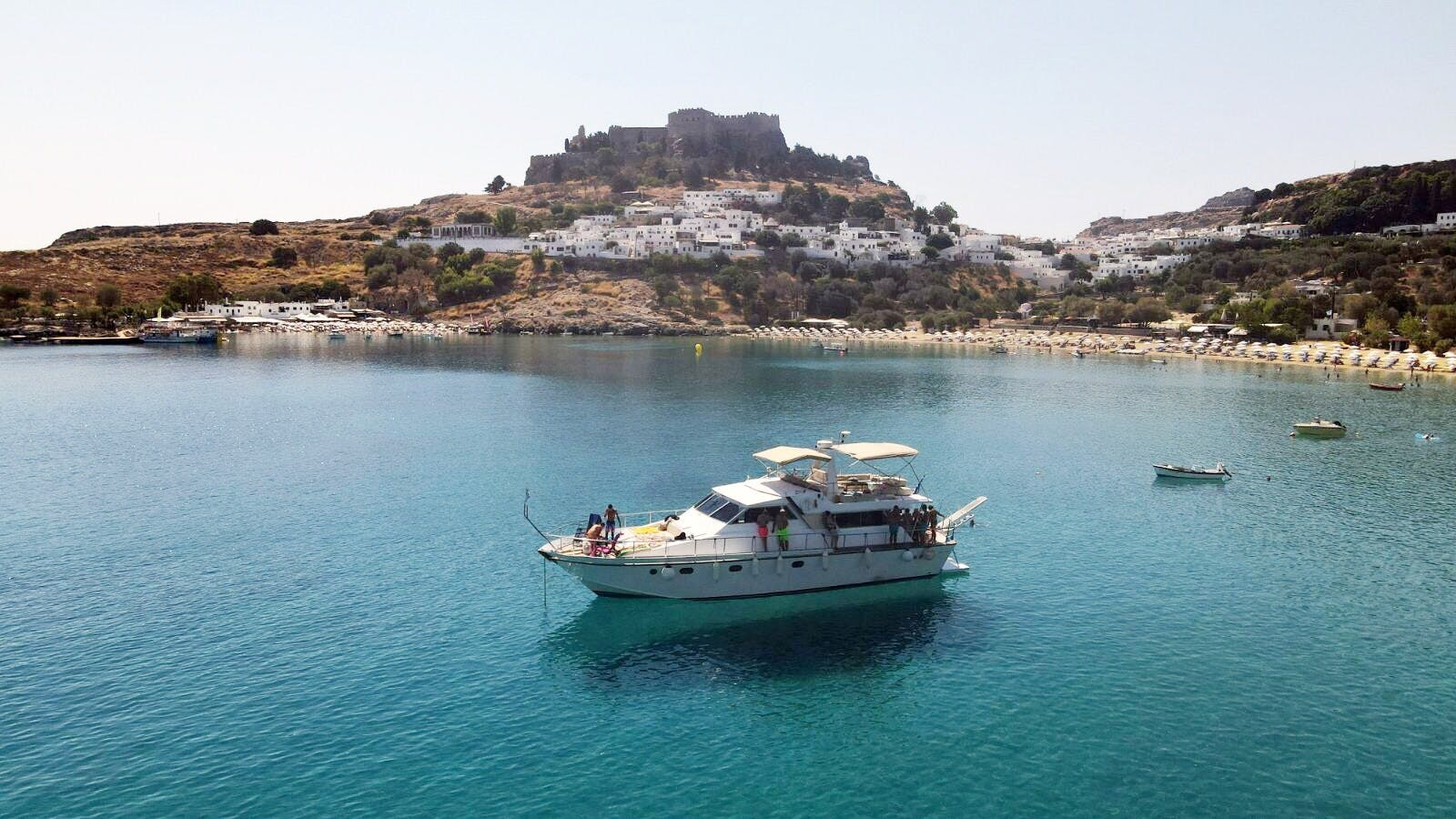 Rhodes adults-only yacht cruise with lunch