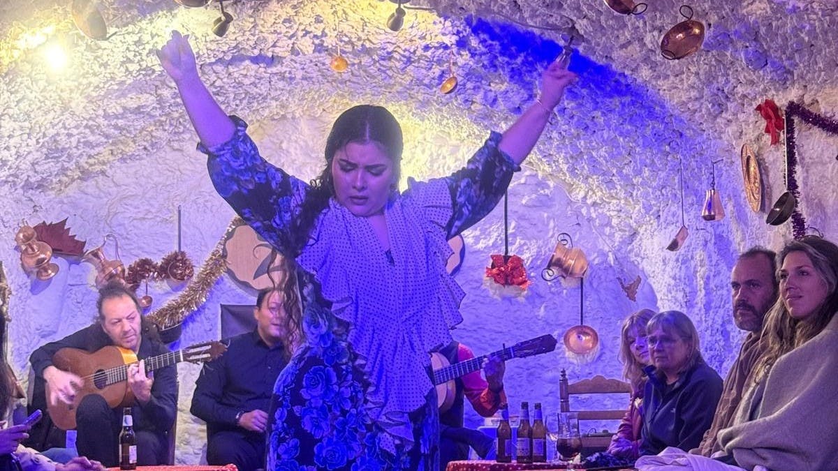 Zincalé Flamenco Show in een grot in de buurt vanaf Sacromonte