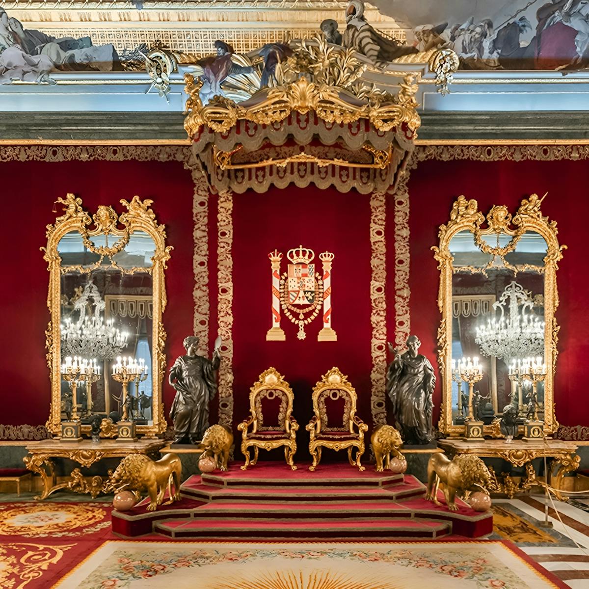 Toegangskaartje zonder wachtrij voor het Koninklijk Paleis van Madrid