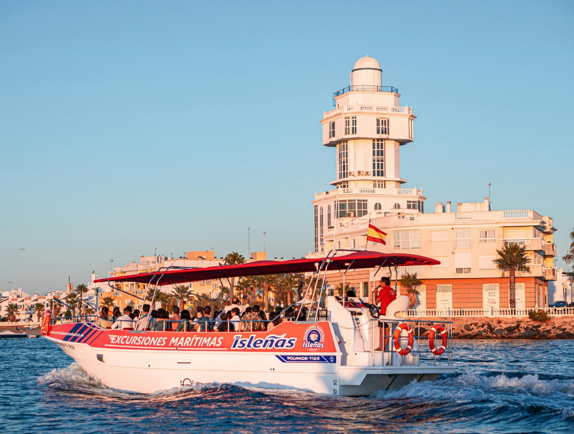 Bootstour zur Isla Cristina mit Meeresfrüchten und Weinverkostung