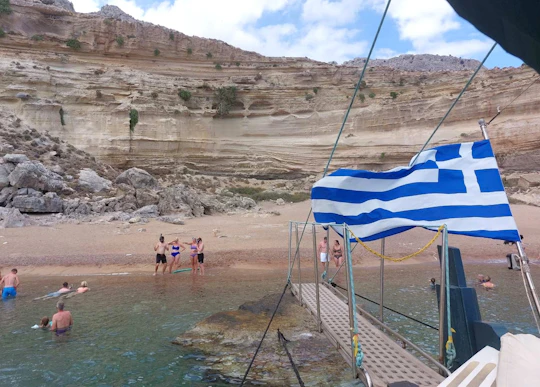 Rhodes Sun & Sea Boat Trip from Kolymbia Ticket Only