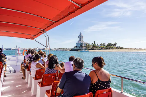 Isla Cristina boat tour with seafood and wine-tasting