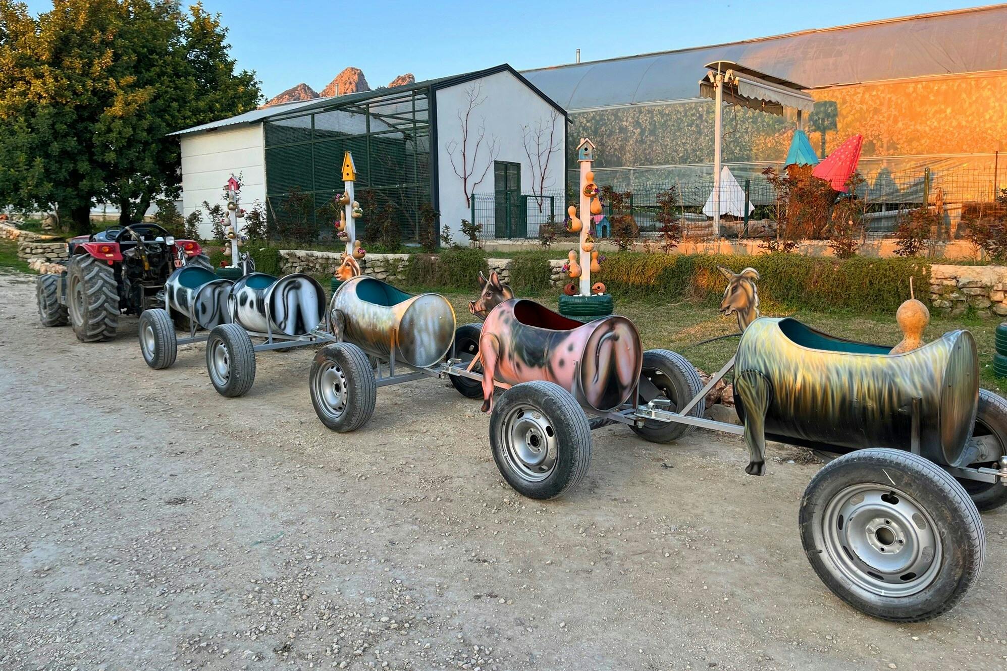 Organic farm visit with local lunch and trailer ride in Turkey