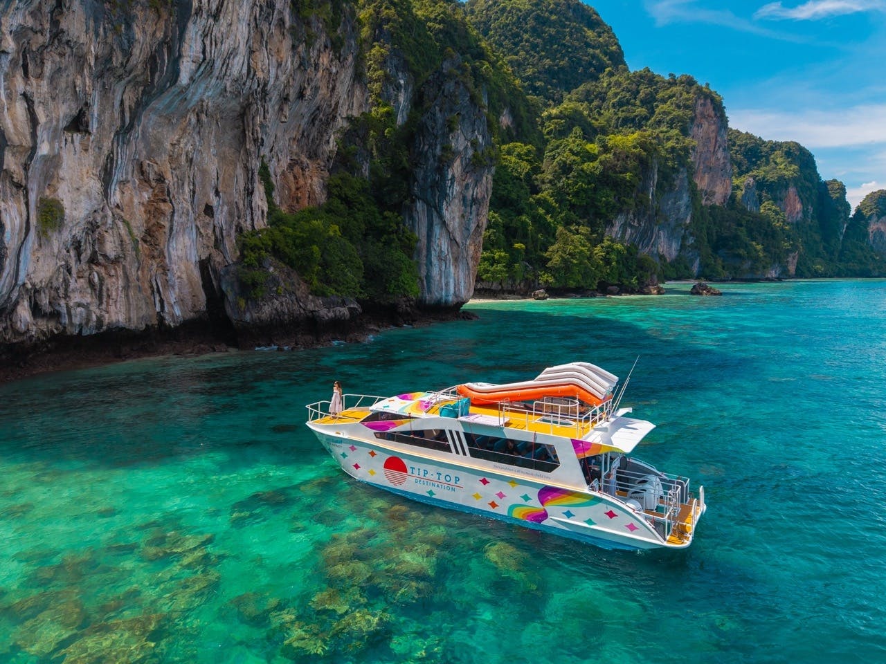 Full-day cruise by catamaran to Maya Bay and Khai Island from Phuket