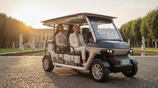 Panoramic Padua tour aboard an electric golf cart
