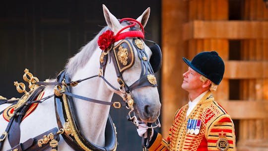 Toegangskaartje voor de Royal Mews met historische koetsen en rijtuigen